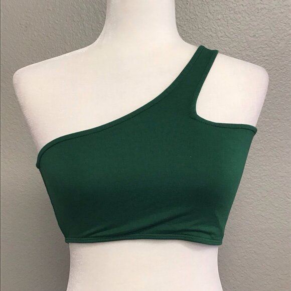 Indah Womens Skirt Crop Halter Top Set Green Size 3 (Large) Sexy Festival - Picture 3 of 11